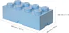 LEGO Aufbewahrungsstein Stapelbox mit Deckel 8 Noppen - Produktbild-Vorschau 2