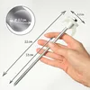 com-four® 20x Piquets de tente en acier - Piquets à visser Voir les images du produit 4