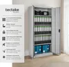 Armoire métallique 5 niveaux - gris, 90 cm Voir les images du produit 2