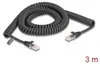 DELOCK RJ45 spirálový kabel zástrčka-zástrčka Cat.5e 3m Náhled obrázku produktu 3