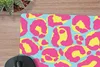 MuchoWow® Mauspad Mousepad Pantherdruck - Rosa - Gelb - Produktbild-Vorschau 2