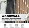 HEXIM Raumteiler Lamellenwand 275x58cm MDF Raumtrenner Produktbild-Vorschau 5