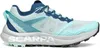 Trailrunning-Schuhe für Damen von Scarpa in Blau und Mintgrün; mit rutschfester Sohle. Produktbild-Vorschau