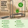 TTL GARDEN Kaminholzregal S 100x36x116cm Schwarz mit Produktbild-Vorschau 3