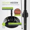Infračervený sálavý ohrievač Juskys 2000 W - sálavý Náhľad obrázku produktu 13