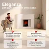 KAMINIO Camino elettrico LENI - Stufa elettrica con Anteprima dell’immagine prodotto 2