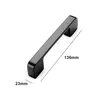 Lot de 10 poignées de meubles noires, entraxe 128 mm + vis Voir les images du produit 12