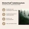 KitchenYeah© Herdabdeckplatte Wald - Nebel - Bäume - Natur Produktbild-Vorschau 6