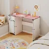 Scrivania Bianca Con Cassetto E Armadietto Per Bambina Con Anteprima dell’immagine prodotto 8