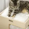 PawHut kočičí jeskyně, třípatrová skříňka pro kočky s Náhled obrázku produktu 8