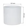 Pot en céramique blanc Cylindre droit 20x20cm Voir les images du produit 2