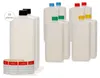 10 Plastikflaschen 1.000 ml eckig aus HDPE mit farbigen Produktbild-Vorschau 1