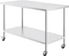 SucceBuy 30x60x38 Zoll Edelstahl-Arbeitstisch, robuster Produktbild-Vorschau 1