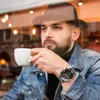 Armbanduhren, Herren-Armbanduhr, Quarz, wasserdicht, Produktbild-Vorschau 6