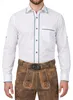 Koszula Trachten casual dla Trachten lederhosen biała, Podgląd zdjęcia produktu 2