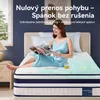 Matrac 90x200 30 cm s integrovaným topperom, 7-zónová Náhľad obrázku produktu 3