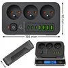 PANTHERISE X LINE 343 Steckdosenleiste 9in1 3×250V 3×USB-A Produktbild-Vorschau 2