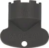 A close-up studio shot of a gray plastic cache key. Produktbild-Vorschau