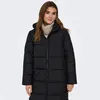 SOLO Cappotto lungo trapuntato con cappuccio e zip frontale Anteprima dell’immagine prodotto 15