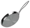 Bratpfanne Ø24 cm Edelstahl Induktion Pfanne Schmorpfanne Produktbild-Vorschau 2