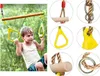 Dětská Dřevěná Zahradní Houpačka Gymnastický Trapéz S Náhled obrázku produktu 12