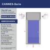 Nischentür 70x187cm Dusch-Drehtür Duschabtrennung Glas Produktbild-Vorschau 4