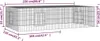 vidaXL Kaninchenkäfig 2 Paneele 220x110x55 cm Verzinktes Produktbild-Vorschau 7