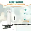 Baum-Lichterkette 25m, 50 warmweiße LEDs, Gartenpirat, Produktbild-Vorschau 7