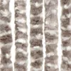 Insektenschutz-Vorhang Taupe und Weiß 100x220 cm Chenille Produktbild-Vorschau 5