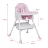 K IKIDO Chaise haute bébé, chaise haute pour enfant 3en1, Voir les images du produit 3