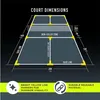 Merco Court Marker Kit żółte linie do gry w pickleball 1 Podgląd zdjęcia produktu 4