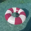 Schwimmring Große Vichy PVC Burgundy Produktbild-Vorschau 2