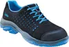 A single black and blue athletic shoe is shown against a white background. Produktbild-Vorschau