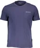 Herren Kurzarm-T-Shirt Blau aus Baumwolle mit Stickerei Produktbild-Vorschau 1