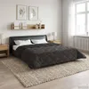 vidaXL: Manta de edredón para cama, acolchada, color gris Vista previa de la imagen del producto 2