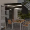 vidaXL Auvent automatique avec store LED Capteur de vent Voir les images du produit 2