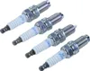 Four spark plugs are arranged diagonally on a white background. Produktbild-Vorschau