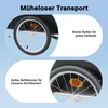 Wiltec rimorchio per biciclette 135x60x58 cm fino a 65 kg, Anteprima dell’immagine prodotto 6