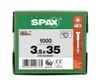Universalschraube WIROX, 3.5mm, x 35 mm, 1000 Stk. - Profi Produktbild-Vorschau 18