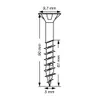 SPAX SeKo T-STAR+ 5,0x 90/61 A2 KP Produktbild-Vorschau 28