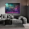 Leinwandbild Spinnennetz Neon Abstraktion 100x70 Feeby Produktbild-Vorschau 2