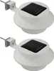 Two white solar-powered gutter lights are shown against a white background. Produktbild-Vorschau