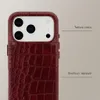 Coque arrière Selencia Croco avec MagSafe pour l'iPhone 17 Voir les images du produit 3