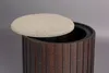 Dutchbone Bay Pouf/ Sitzhocker mit Stauraum Organisch Rund Produktbild-Vorschau 3