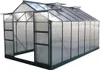 Gartengewächshaus aus Polycarbonat "Dahlia" Tannengrün Produktbild-Vorschau 1