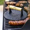 Pressa Per Hamburger In Ghisa Kinghoff Kh-1759 Anteprima dell’immagine prodotto 12