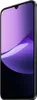 A black smartphone with a purple wallpaper displayed on its screen, shown from a side angle. Náhled obrázku produktu