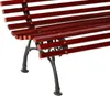 XL Gartenbank Parkbank Massivholz Metall pulverbeschichtet Produktbild-Vorschau 3
