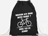 Turnbeutel Warum ich ohne Akku fahre E-Bike Fahhrad Produktbild-Vorschau 2