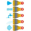 Hozelock Sprühpistole Multi Spray 5 Sprühmuster Produktbild-Vorschau 6